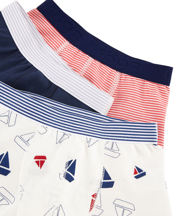 Lot de 3 boxers petit gar&ccedil;on multicouleur