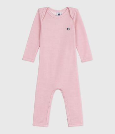 Body jambes longues bébé en laine et coton