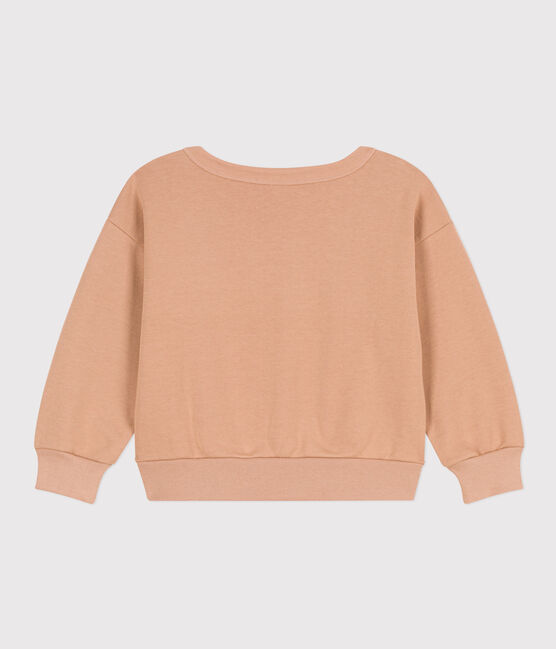 Sweatshirt en molleton enfant garçon beige VINTAGE