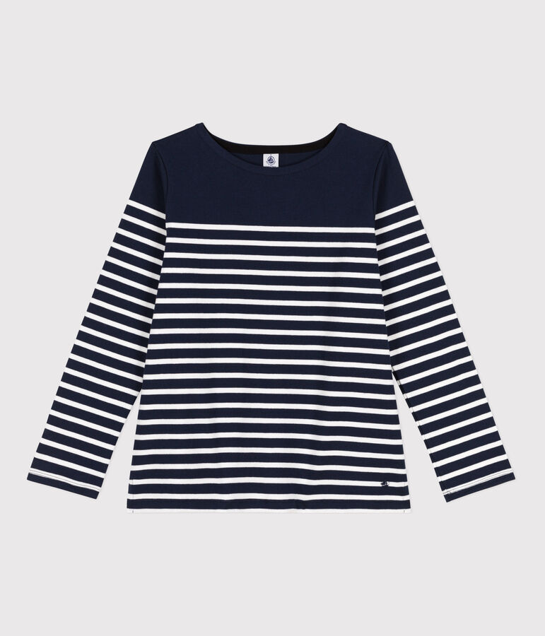 Marini&egrave;re iconique en coton Femme bleu/blanc