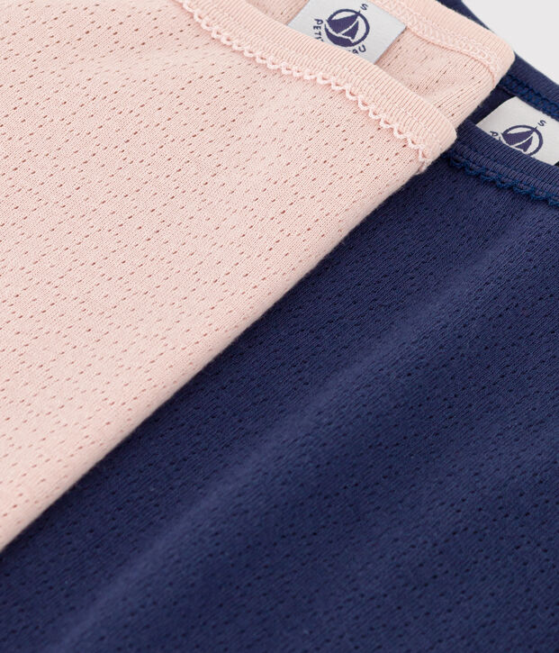 Chemises &agrave; bretelles en coton ajour&eacute; Femme multicouleur