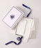 Coffret cadeau de naissance en coton imprim&eacute; &agrave; petits c&oelig;urs multicouleur