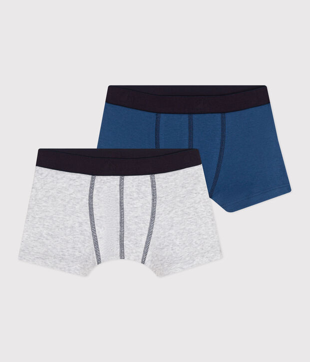 Lot de 2 boxers en coton enfant multicouleur
