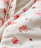 Combipilote microfibre imprimée bébé fille rose FLEUR/blanc MULTICO