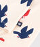 Cardigan bébé en coton, imprimé oiseaux blanc AVALANCHE/ MULTICO