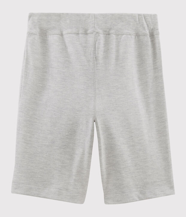 Bermuda en jersey moyen enfant gar&ccedil;on gris
