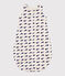 Gigoteuse baleines marines en coton beige MONTELIMAR/bleu MEDIEVAL