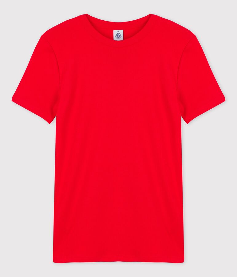 Tee-shirt L'ICONIQUE col rond en coton Femme rouge