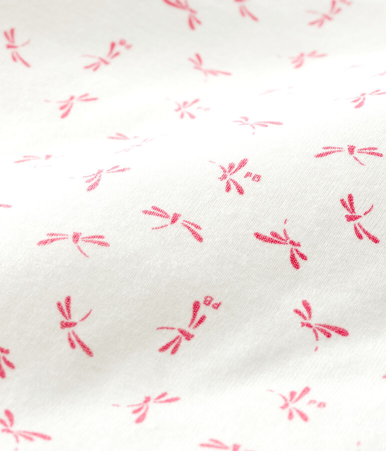 Gigoteuse b&eacute;b&eacute; en c&ocirc;te blanc MARSHMALLOW/rose GROSEILLER