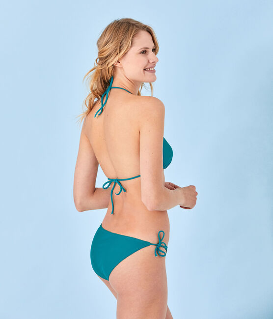 Maillot de bain femme 2 pièces uni vert VERDE