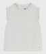 Blouse enfant en coton sans manche à rayures