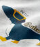 Tee-shirt bébé garçon gris BELUGA/jaune BOUDOR