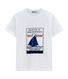 Tee-shirt mixte motif carte postale
