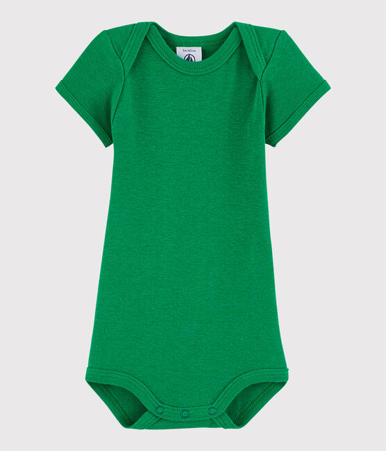 Body manches courtes bébé fille-garçon vert PRADO