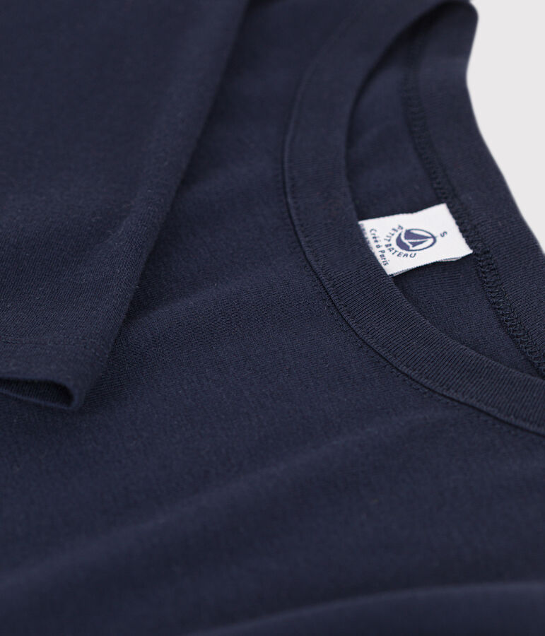 Tee-shirt L'ICONIQUE col rond en coton Femme bleu