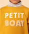 Sweatshirt imprimé en molleton enfant fille / garçon jaune BOUDOR
