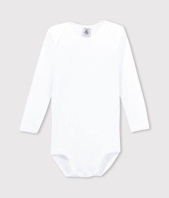 Body blanc manches longues bébé blanc ECUME