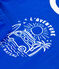 Pyjama short enfant en coton bleu PERSE