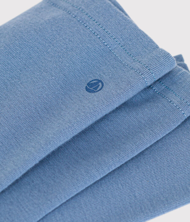 Legging en coton b&eacute;b&eacute; bleu