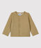 Cardigan en tubique matelassé bébé. beige JERRYCAN