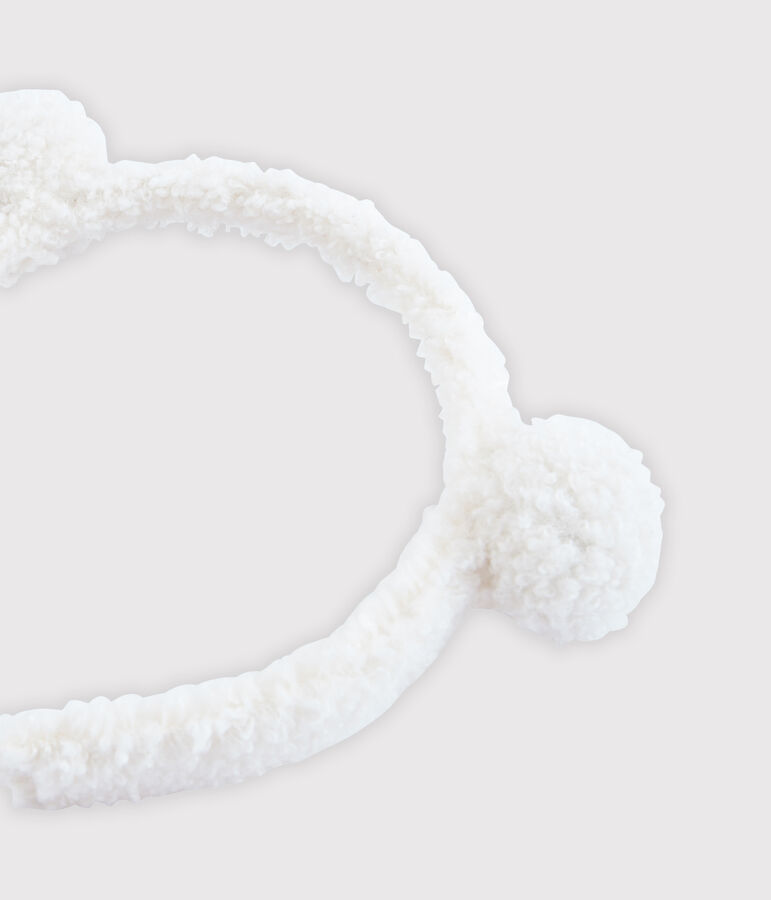 Serre-t&ecirc;te enfant fille blanc