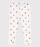 Legging bébé en coton imprimé fleuri blanc MARSHMALLOW/blanc MULTICO