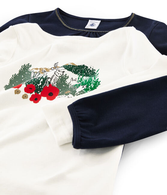 Lot de deux t-shirts enfant fille variante 2