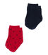 Lot de chaussettes bébé garçon unies + étoiles