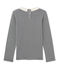 T-shirt fille manches longues en milleraies bleu SMOKING/beige COQUILLE