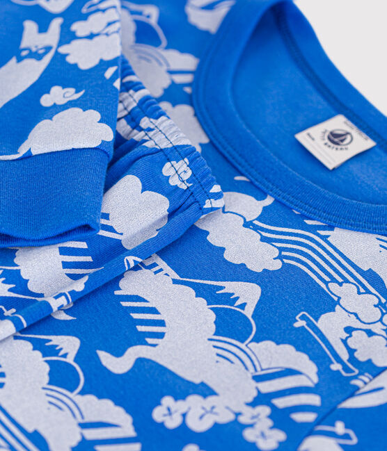 Pyjama imprimé en coton enfant FUJI/ MARSHMALLOW