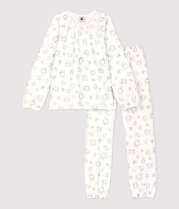 Pyjama petite fille imprimé étoiles petite fille en velours