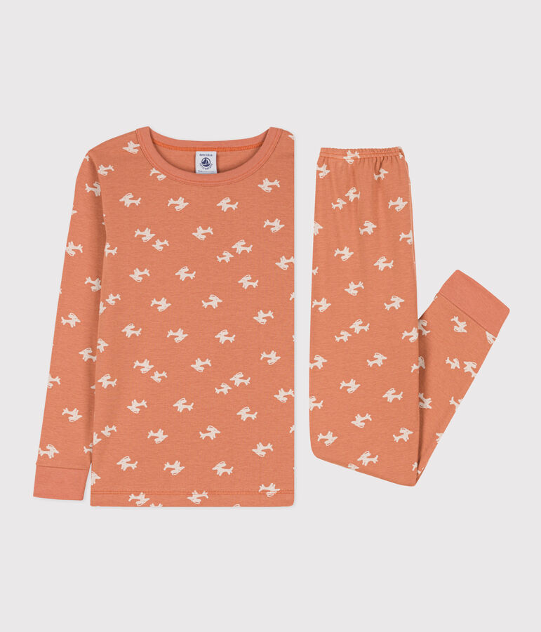 Pyjama ajust&eacute; petite fille en coton SIENNA/ AVALANCHE