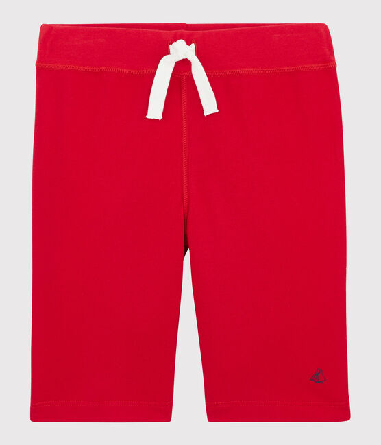 Bermuda enfant garçon rouge PEPS