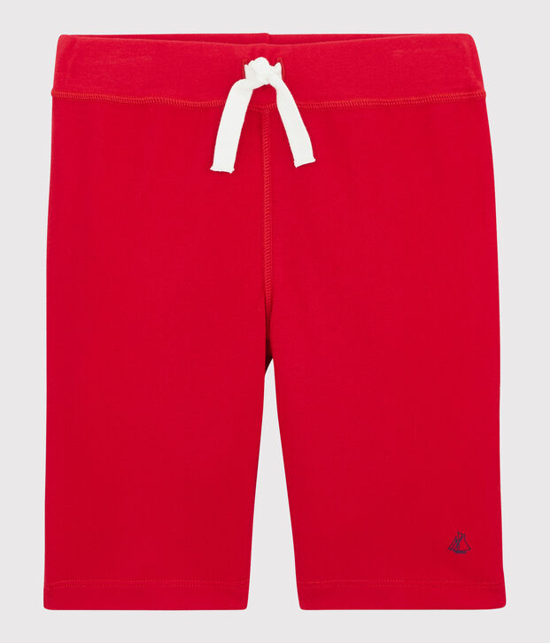 Bermuda enfant gar&ccedil;on rouge