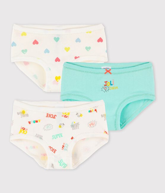 Trio de culottes petite fille variante 1