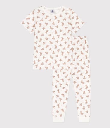 Pyjama milleraies tricolore en coton enfant
