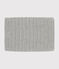 Snood en tricot doublé en polaire enfant gris CHATON CHINE