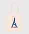 Tote bag en coton écru AVALANCHE