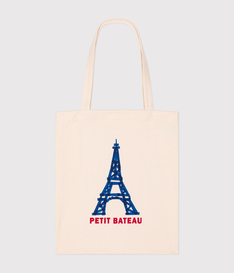 Tote bag en coton &eacute;cru