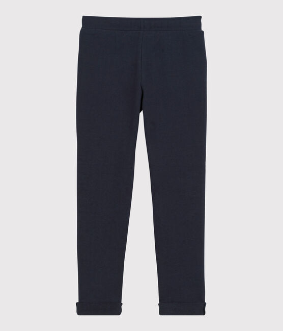 Pantalon de jogging en molleton enfant fille bleu SMOKING