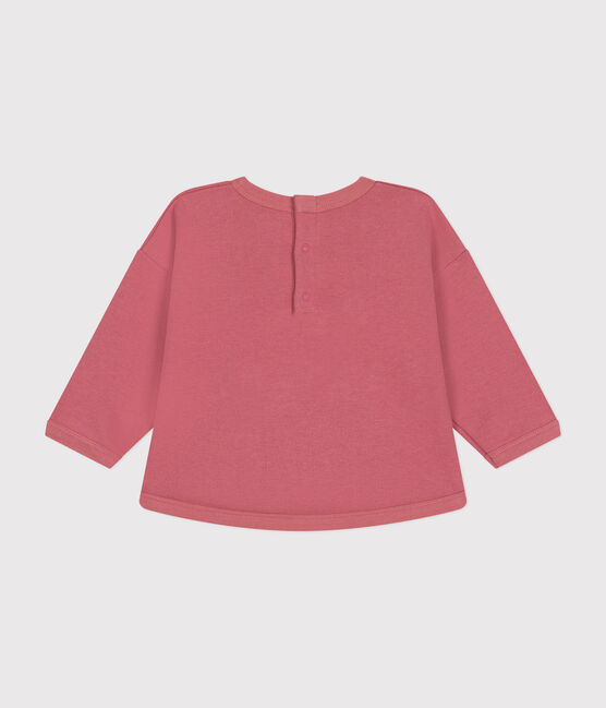 Sweatshirt en molleton bébé rose ROSEWOOD
