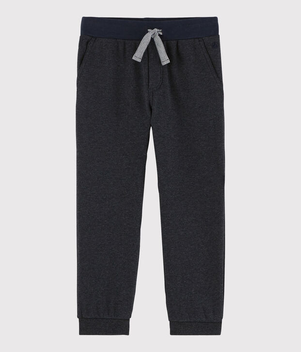 Pantalon molleton enfant gar&ccedil;on gris