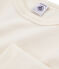 Tee-shirt manches longues enfant en laine et coton gris ECRU