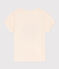 Tee-shirt imprimé en coton enfant fille écru AVALANCHE