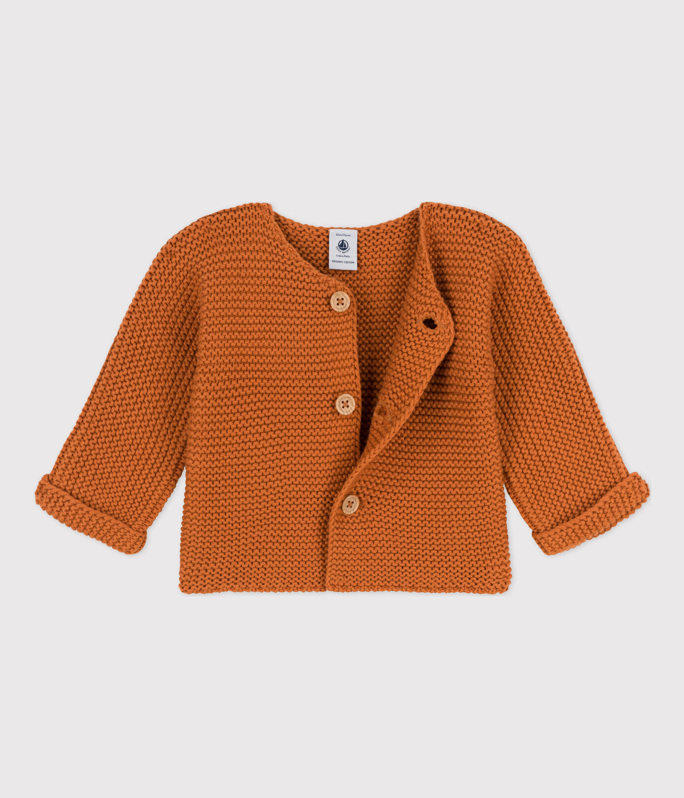 Zip Devant Coton Bio Cardigan Bébé Garçon Petit Bateau - Vintage