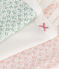 Lot de 3 bodies bretelles en coton fleuri bébé variante 1