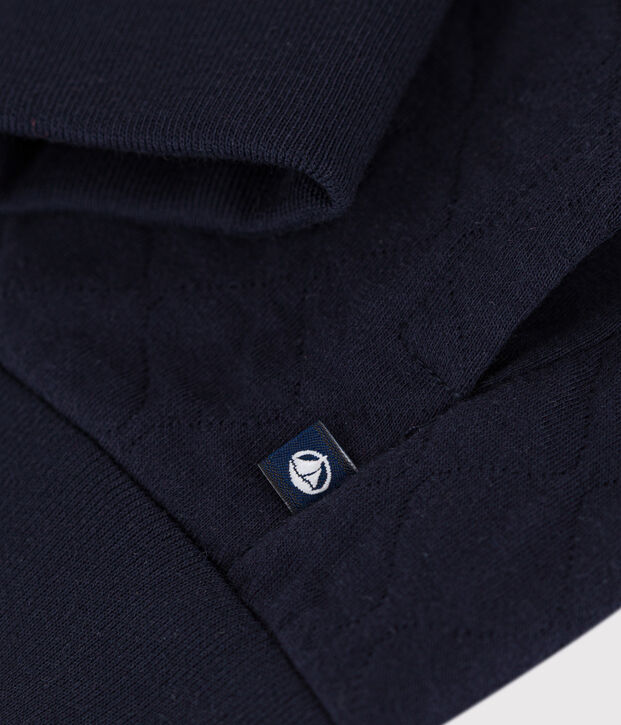 Cardigan en tubique enfant gar&ccedil;on bleu