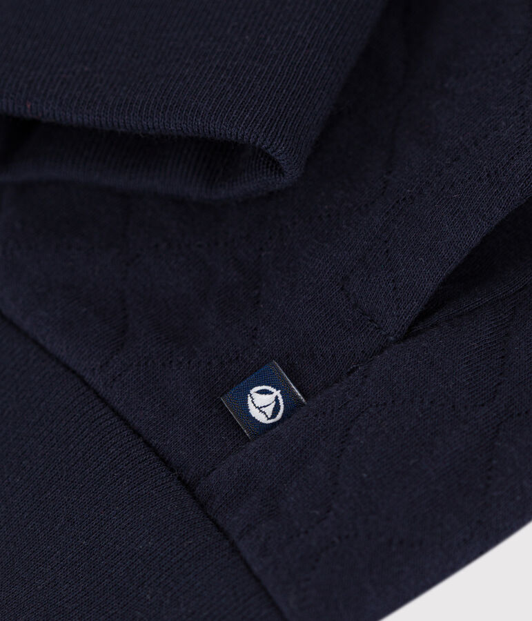 Cardigan en tubique enfant gar&ccedil;on bleu SMOKING