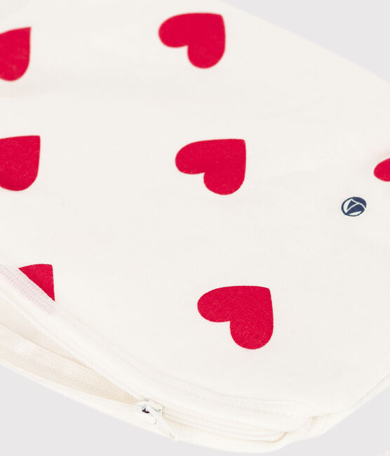 Pochette Cœurs blanc MARSHMALLOW/rouge TERKUIT