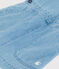 Robe salopette en denim léger enfant fille bleu DENIM CLAIR